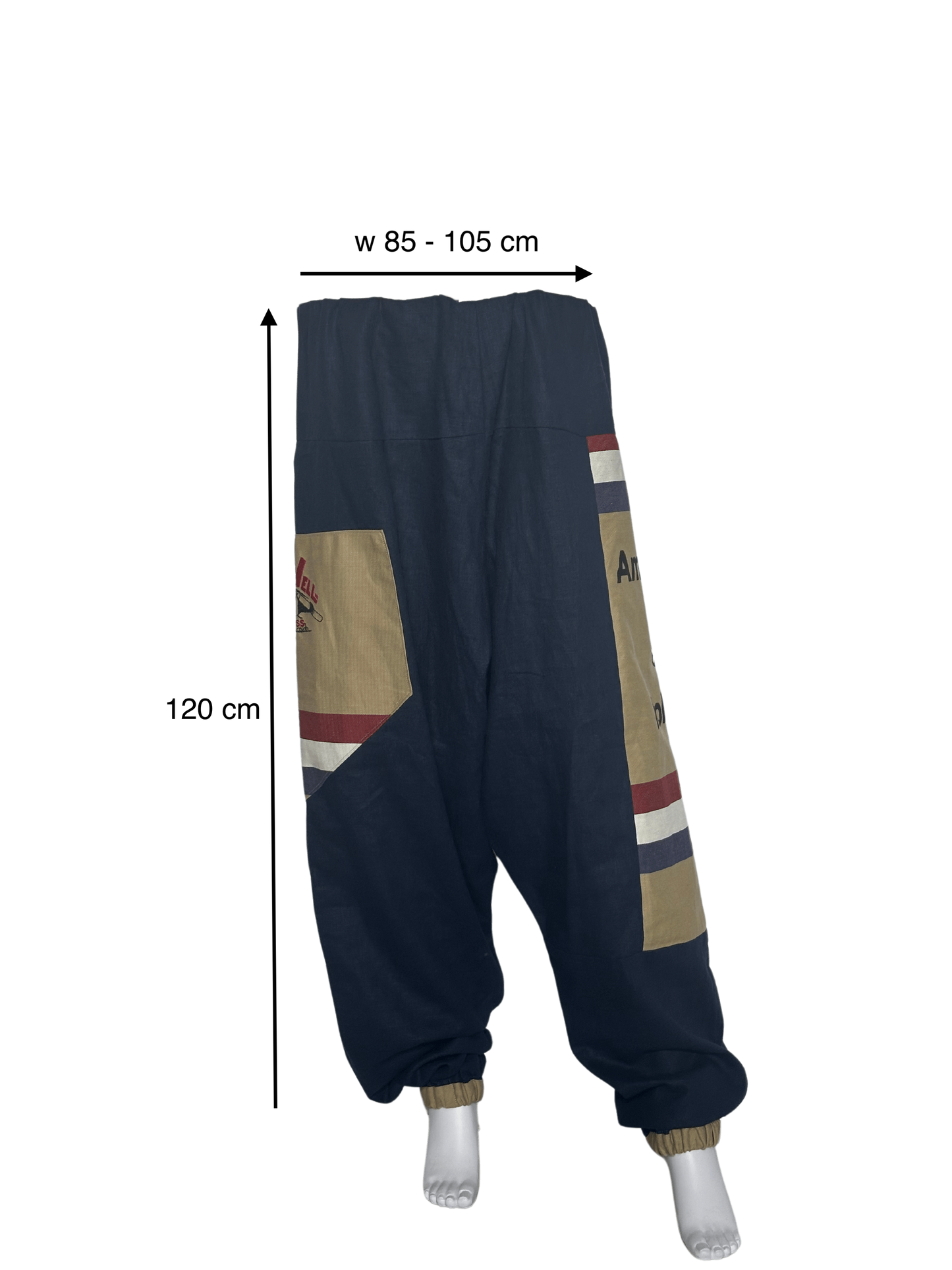 Custom-Made Exclusive Linen Sauna Pants – Dutch Blue Edition B