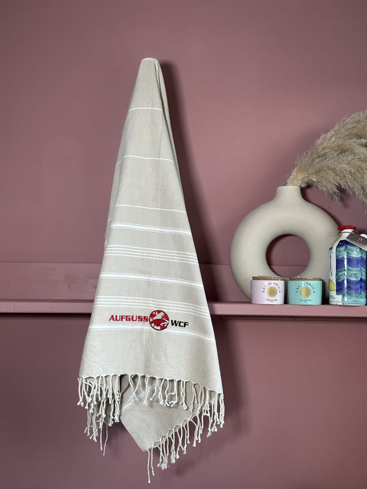 Hammam Towel Sandstone Cream 180x100cm