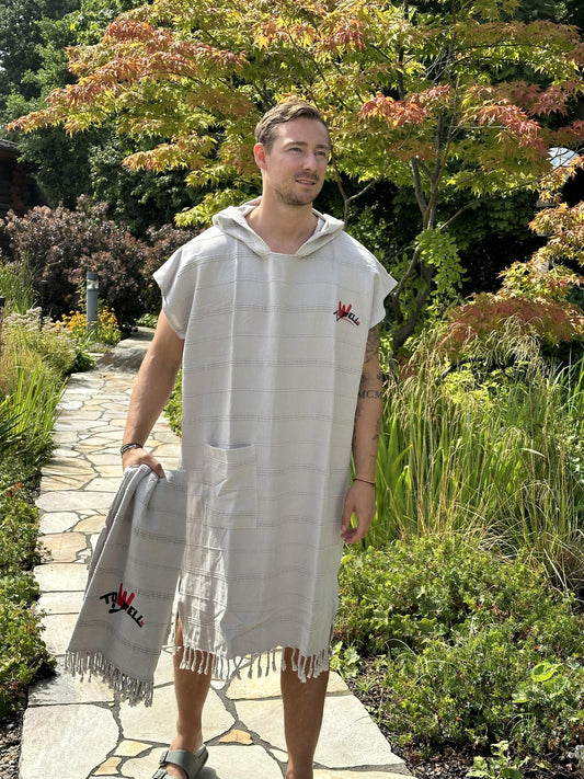 Poncho Beige – Natural Comfort