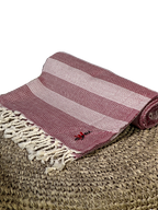 Hammam towel wave red 180x95cm