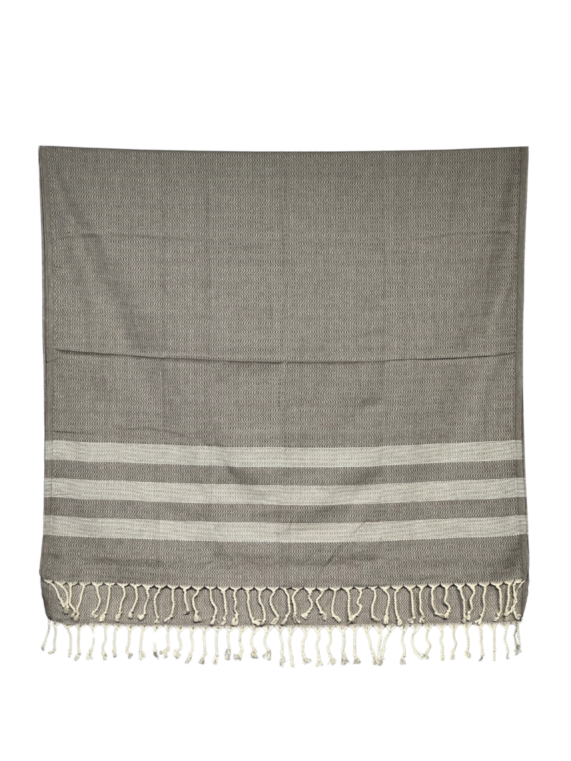 Hamam towel wave grey