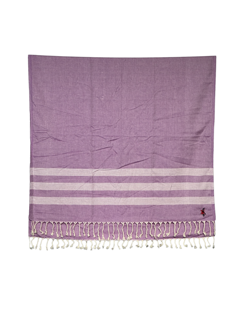 Hammam towel wave purple 180x95cm