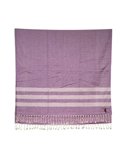 Hammam towel wave purple 180x95cm