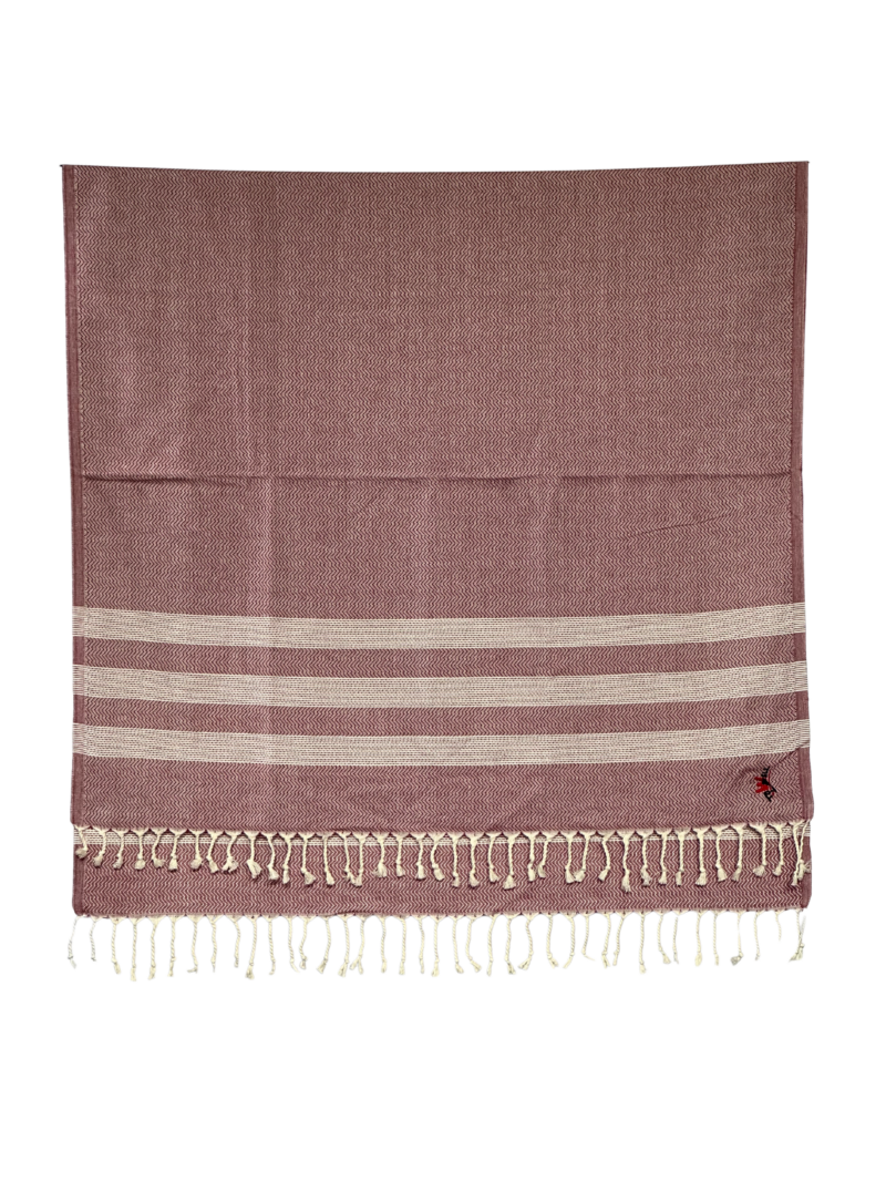 Hammam towel wave red 180x95cm