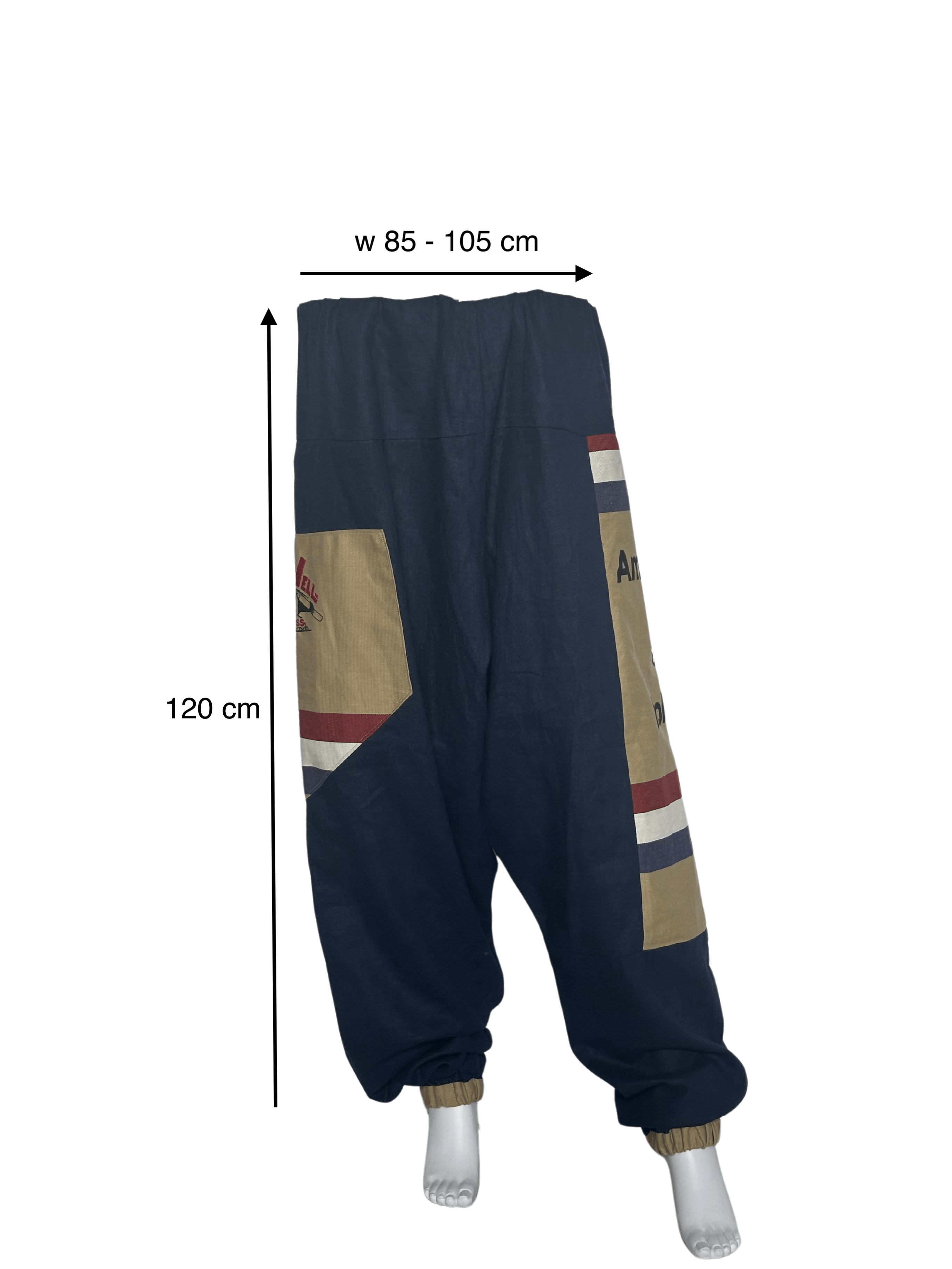 Custom-Made Exclusive 100% Linen Sauna Pants – Dutch Blue Edition B