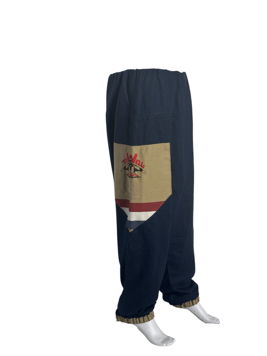 Custom-Made Exclusive Linen Sauna Pants – Dutch Blue Edition B